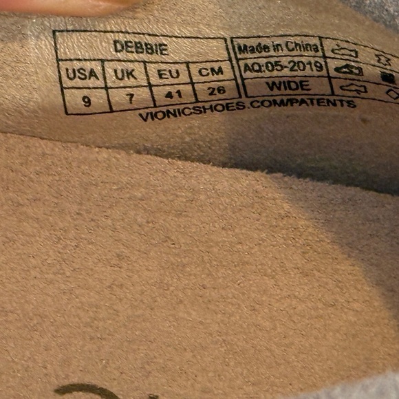 Women’s VIONIC Debbie grey suede leather slip on loafers- Size 9 - Picture 12 of 12